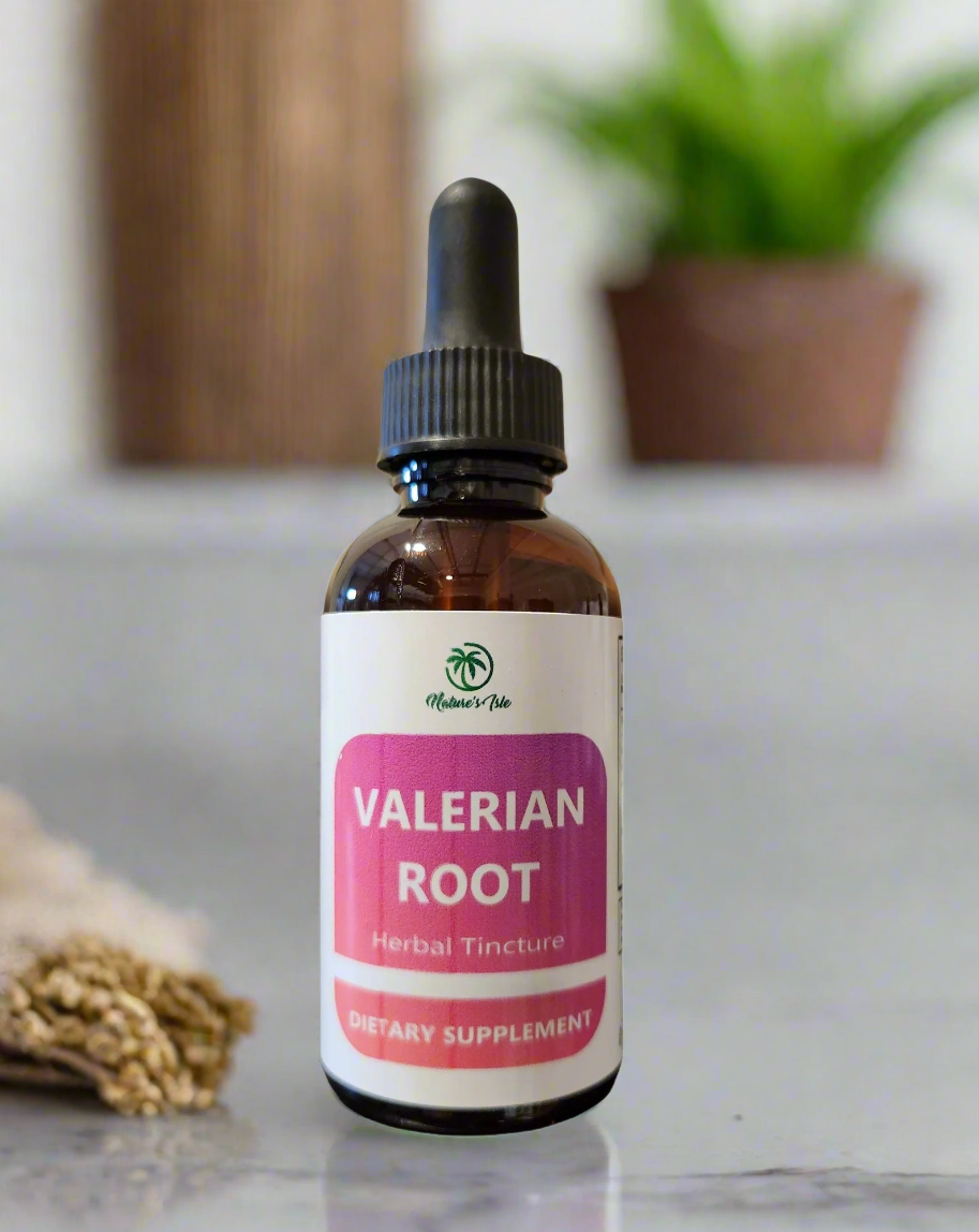 Valerian Root Tincture - Valeriana Officinali (Alcohol Free) - Herbal Island