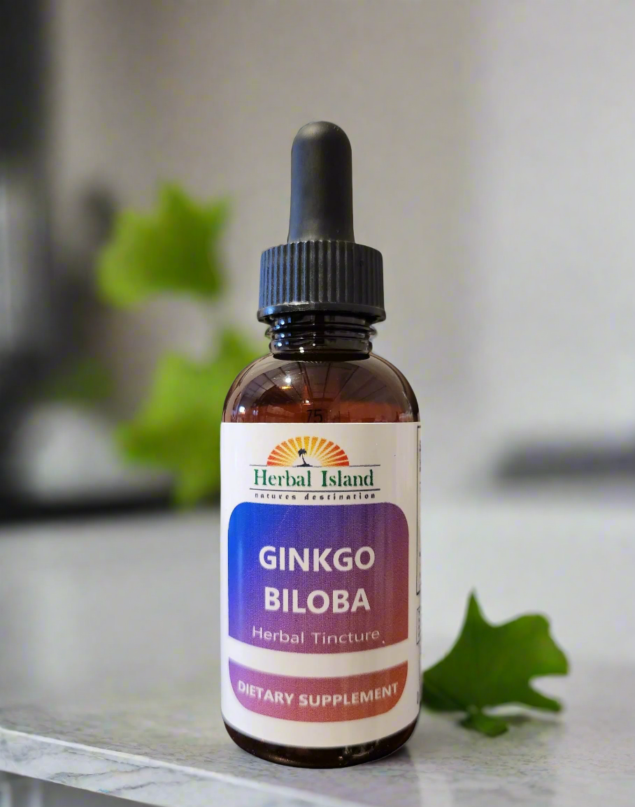 Ginkgo Biloba Extract - Alcohol Free - Herbal Island