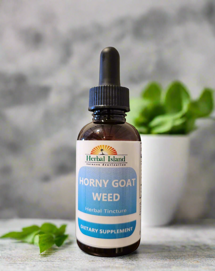 Horny Goat Weed Liquid Tincture - Alcohol Free - Herbal Island