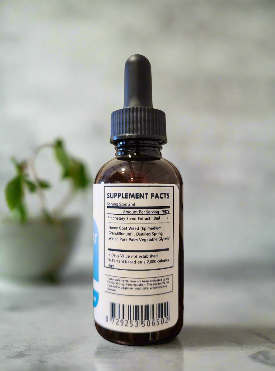 Horny Goat Weed Liquid Tincture - Alcohol Free - Herbal Island