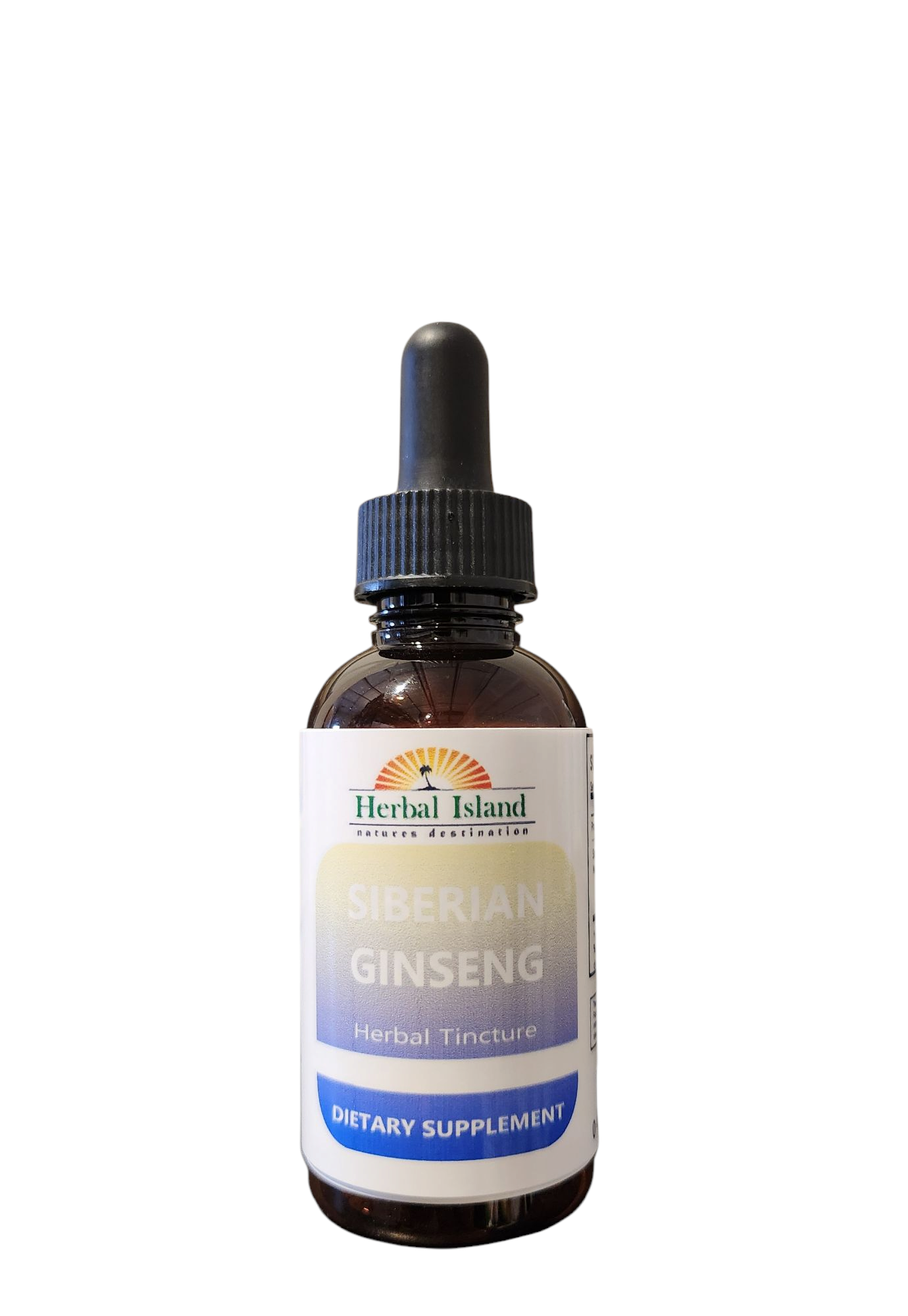 Siberian Ginseng Tincture - Eleuthero Root - Alcohol Free - Herbal Island
