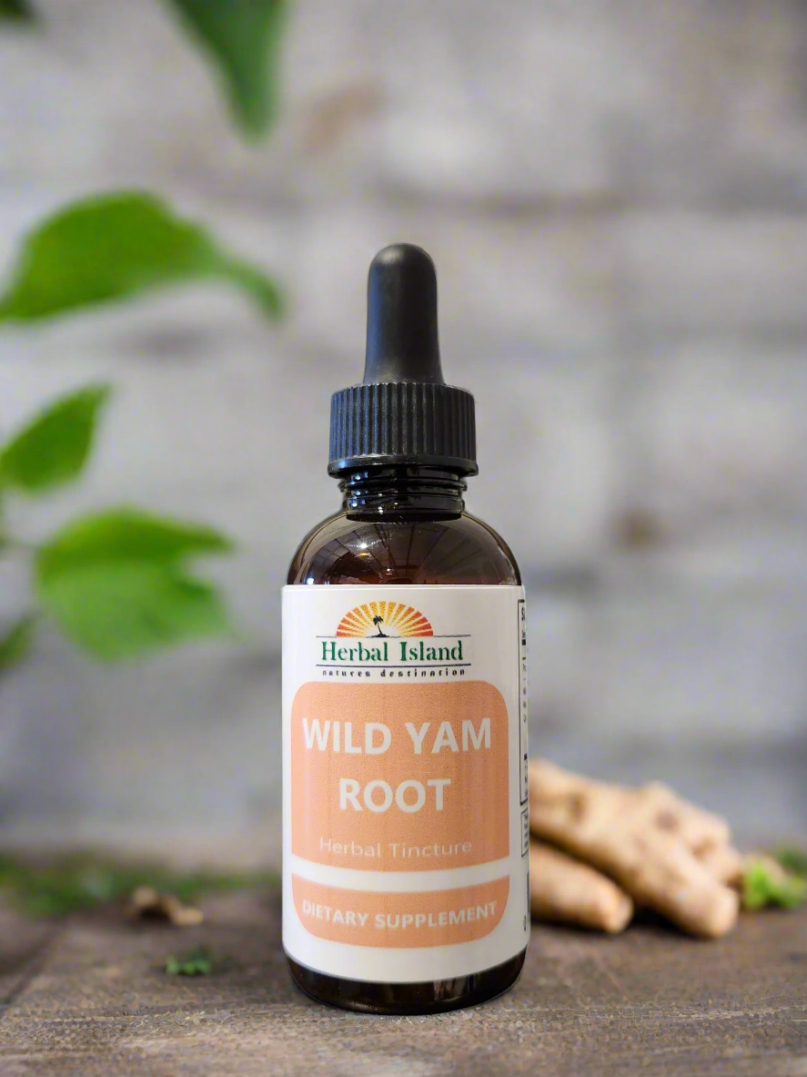 Wild Yam Tincture - Alcohol Free - Herbal Island