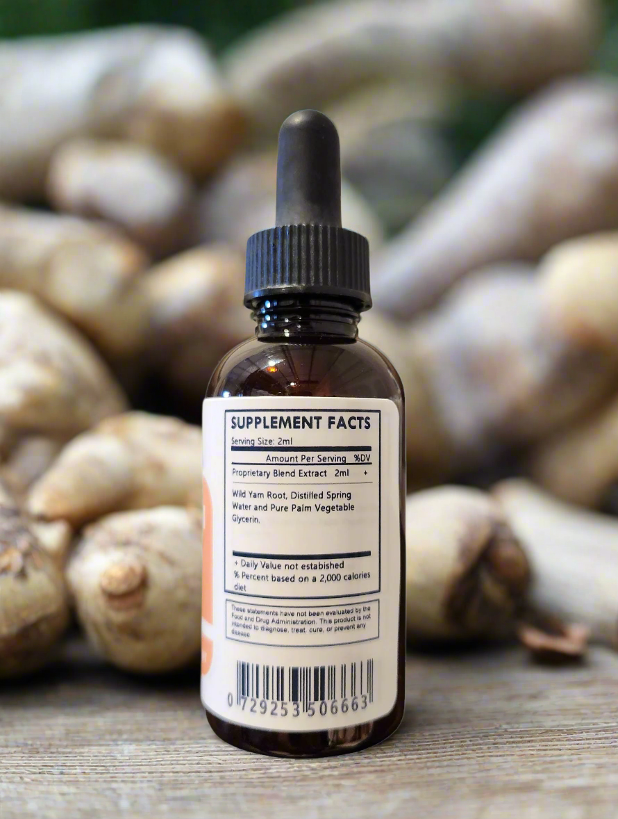 Wild Yam Tincture - Alcohol Free - Herbal Island