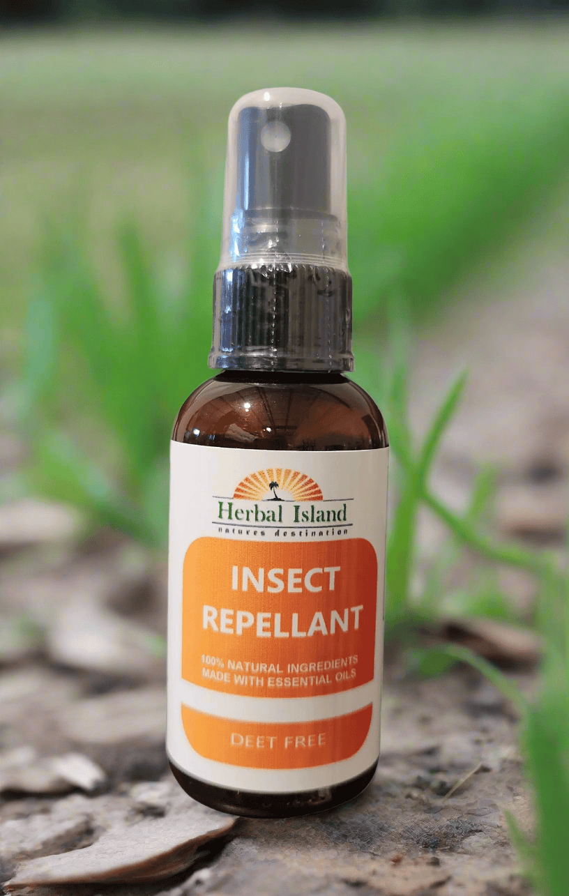 Insect Repellent - All Natural Essential Oil DEET FREE Mosquito & Bug Spray - Herbal Island