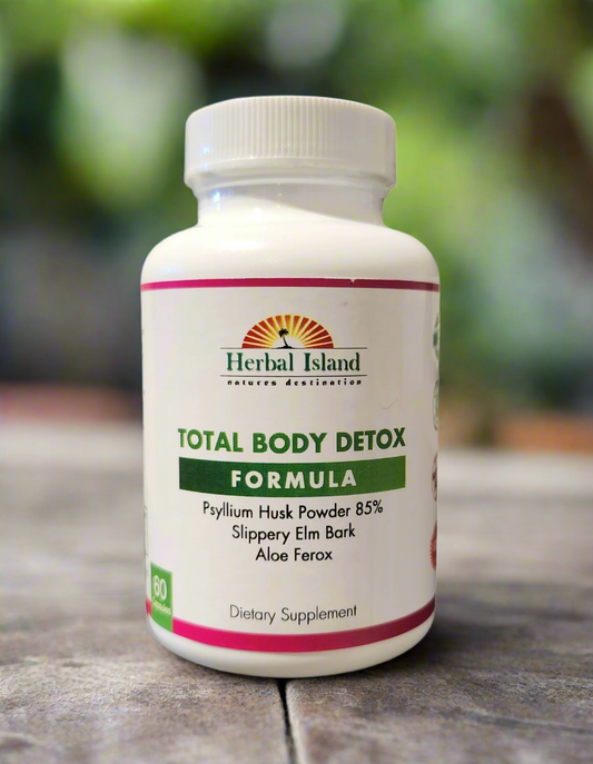 Total Body Detox - All Natural - 60 Capsules - Herbal Island