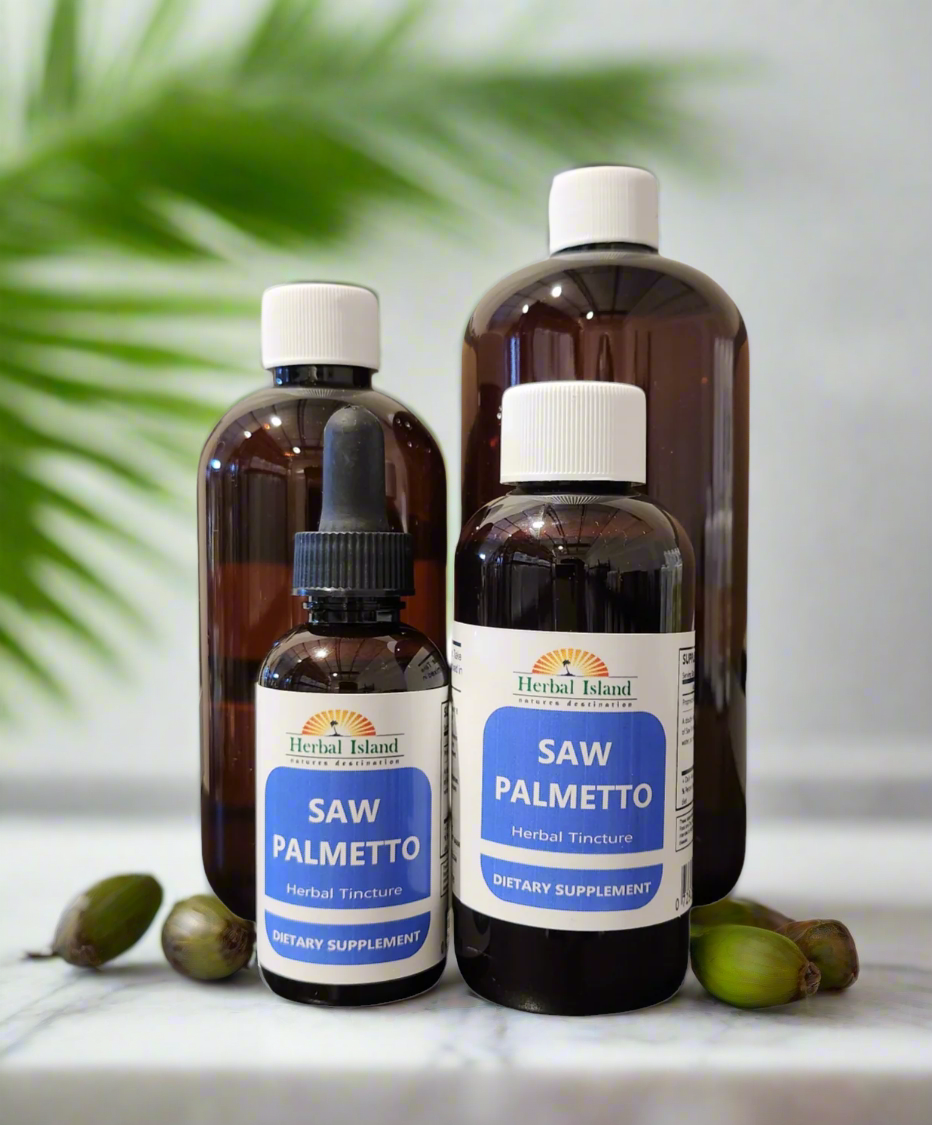 Saw Palmetto Berry Extract - Serenoa Repens - Alcohol Free - Herbal Island