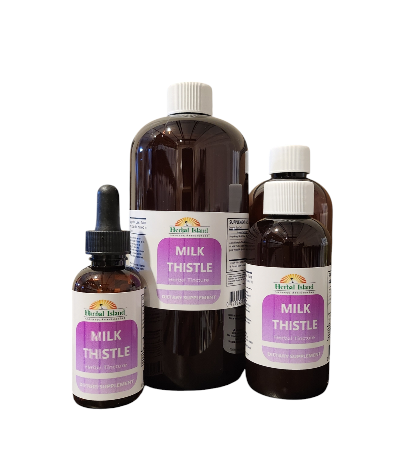 Milk Thistle Seed Extract - Silybum Marianum - Alcohol Free - Herbal Island