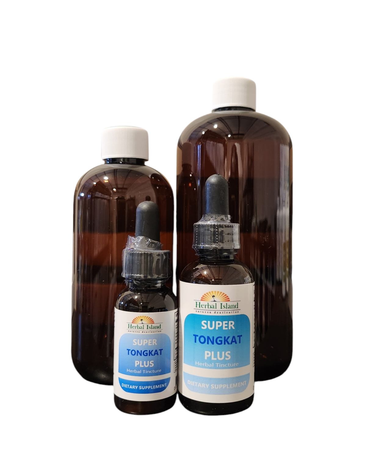 Tongkat Ali Liquid Plus Formula - Tongkat Ali 200:1 - Maca 10:1 - Horny Goat Weed 20% - Herbal Island