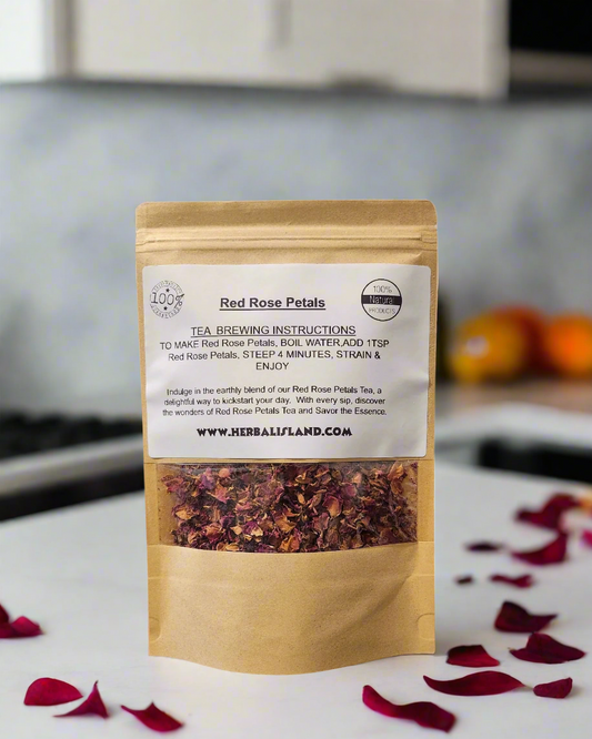 Red Rose Petals Tea - Herbal Island