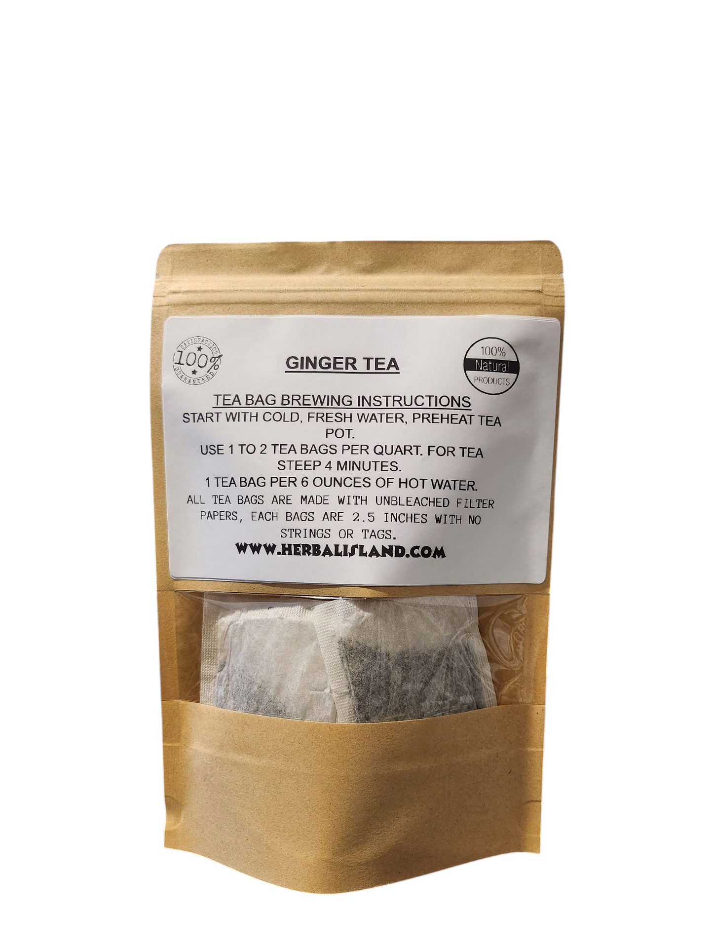Ginger Tea Bags