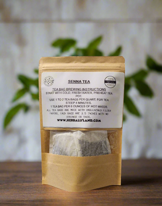Senna Tea Bags - Organic - Herbal Island