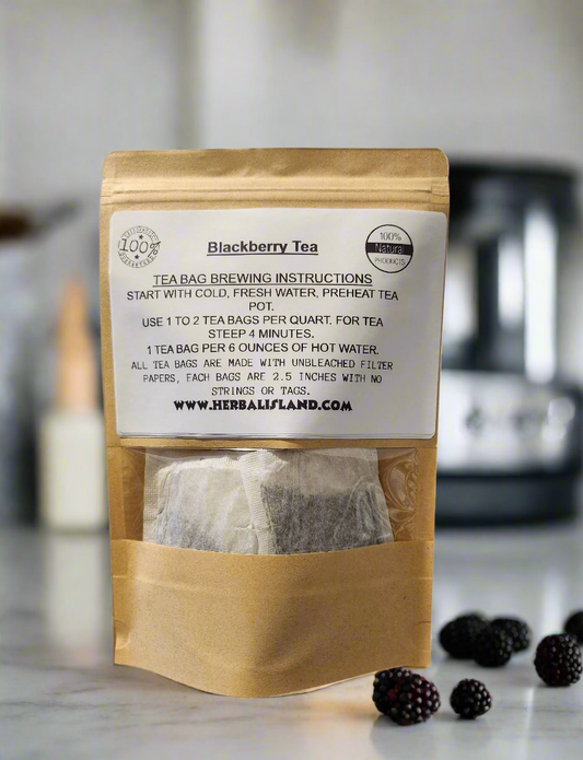 Blackberry Tea Bags - Herbal Island