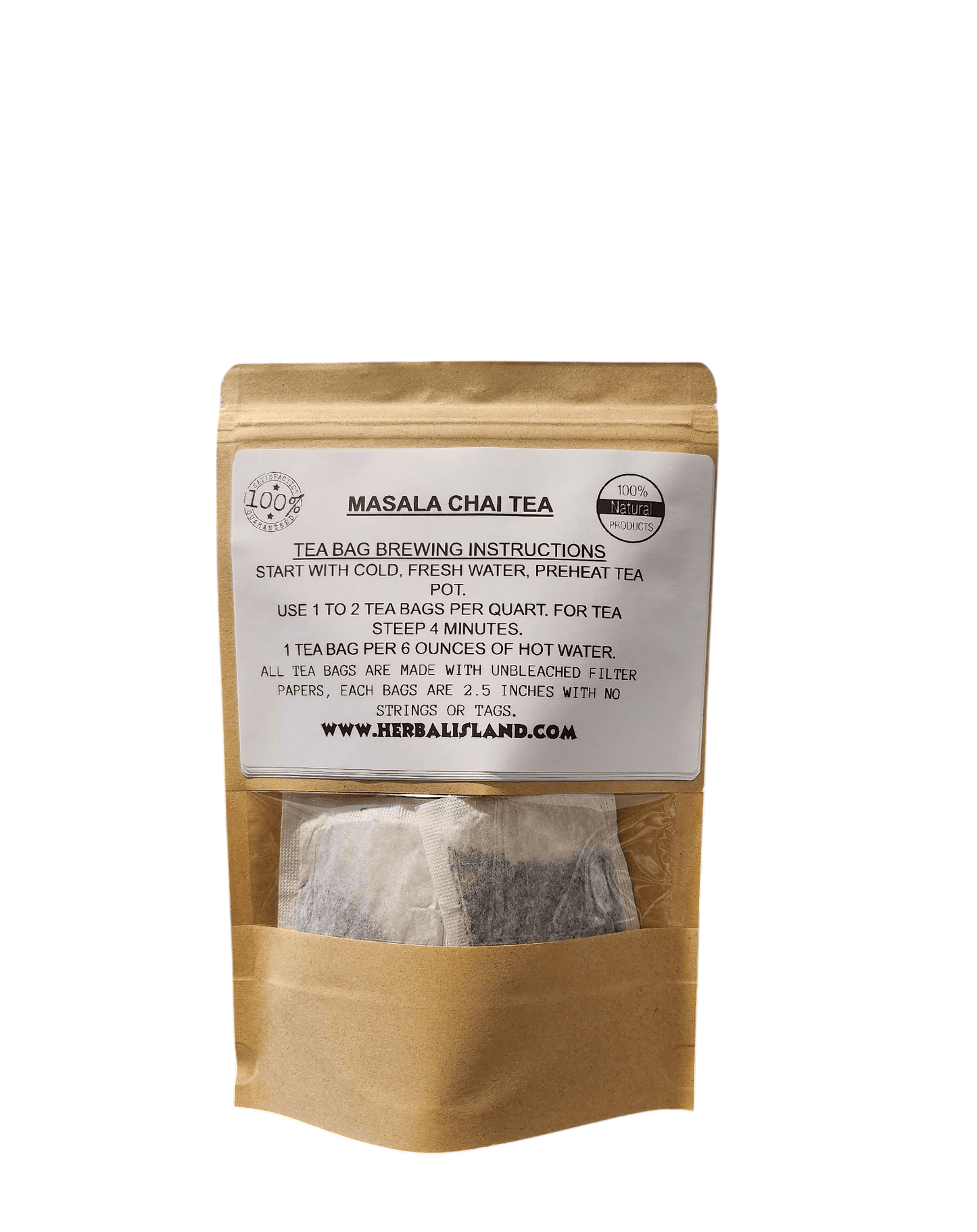 Masala Chai Tea Bags - Herbal Island