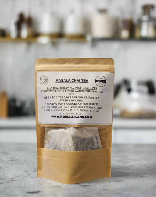 Masala Chai Tea Bags - Herbal Island