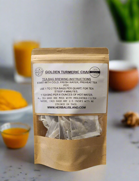 Golden Turmeric Chai Tea - Herbal Island