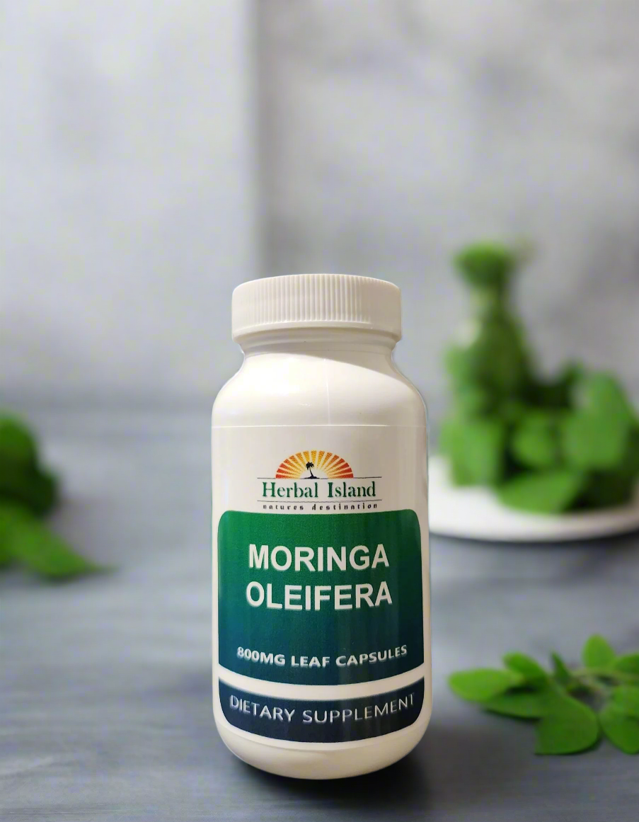 Moringa Leaf Capsules - 800mg Each