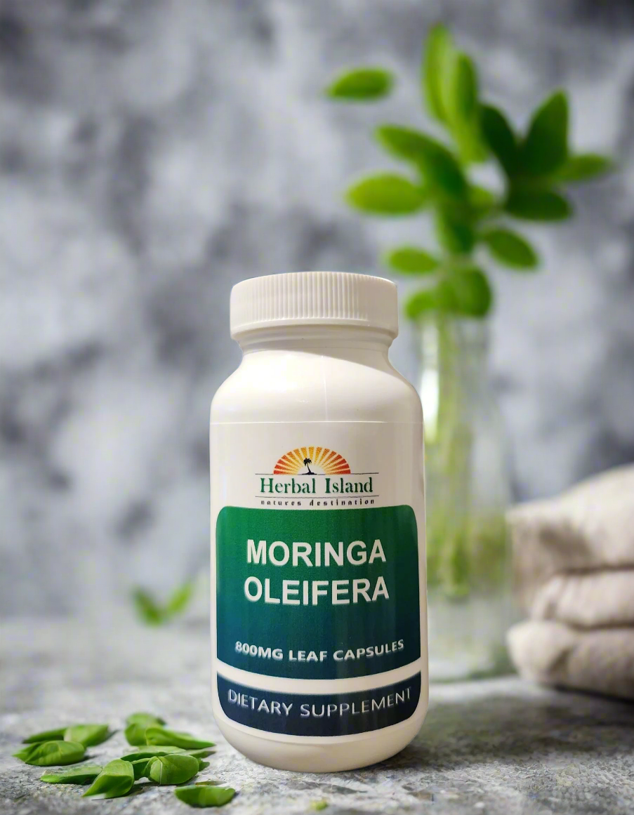 Moringa Leaf Capsules - 800mg Each