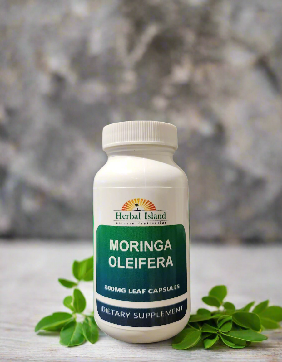Moringa Leaf Capsules - 800mg Each