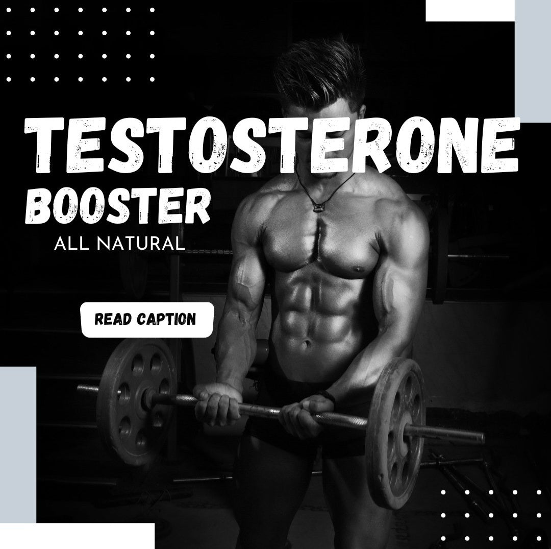 Testosterone Booster - All Natural - 90 Capsules - Herbal Island