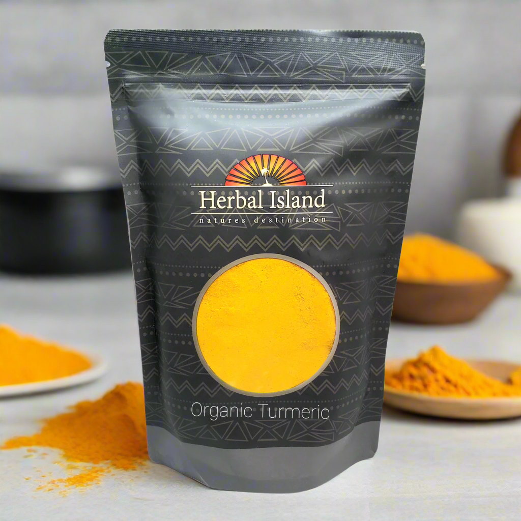 Organic Turmeric Root Powder (Curcuma Longa) - Herbal Island