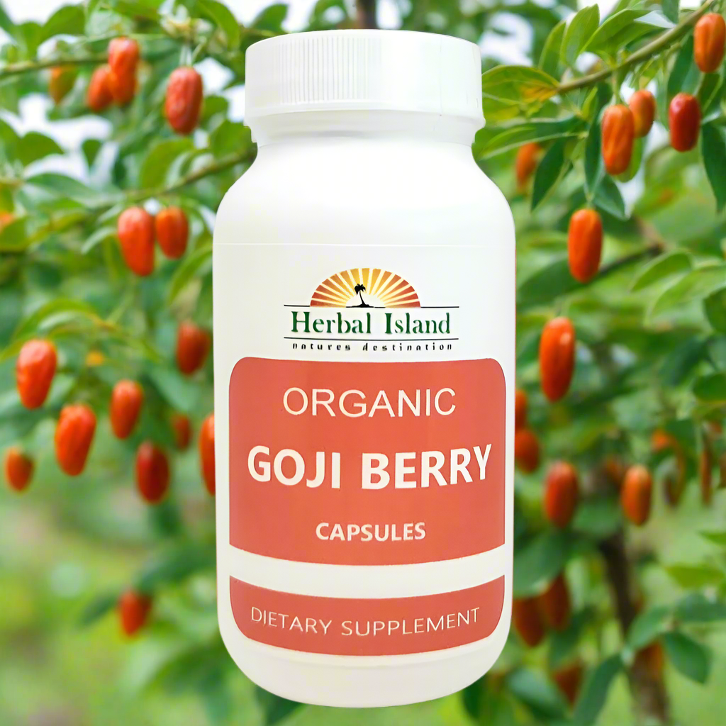 Goji Berry Capsules - Organic - Herbal Island