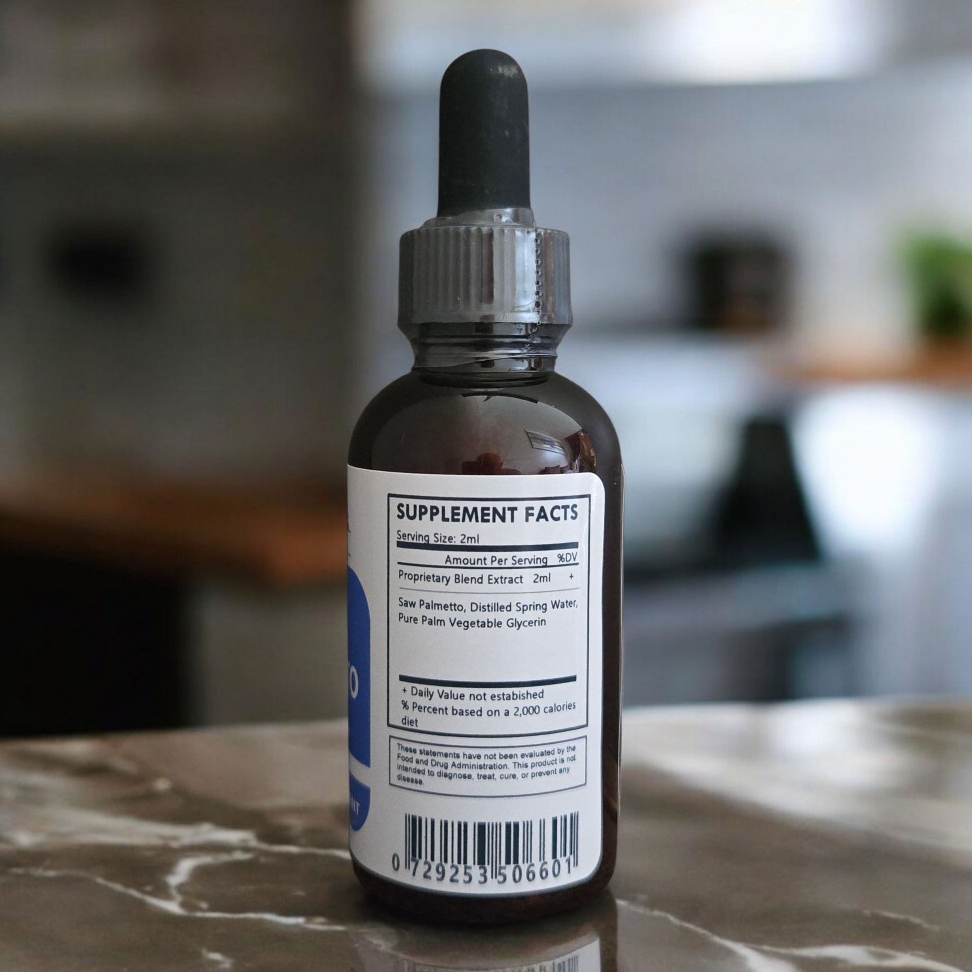 Saw Palmetto Berry Extract -  Serenoa Repens - Alcohol Free - Herbal Island