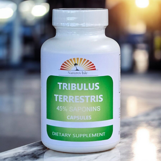 Tribulus Terrestris L Fruit Powder Capsules - 45% Saponins - Herbal Island