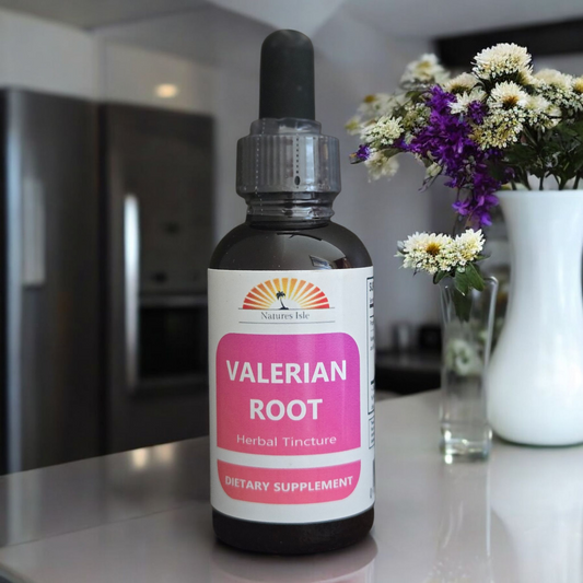 Valerian Root Tincture - Valeriana Officinali (Alcohol Free) - Herbal Island
