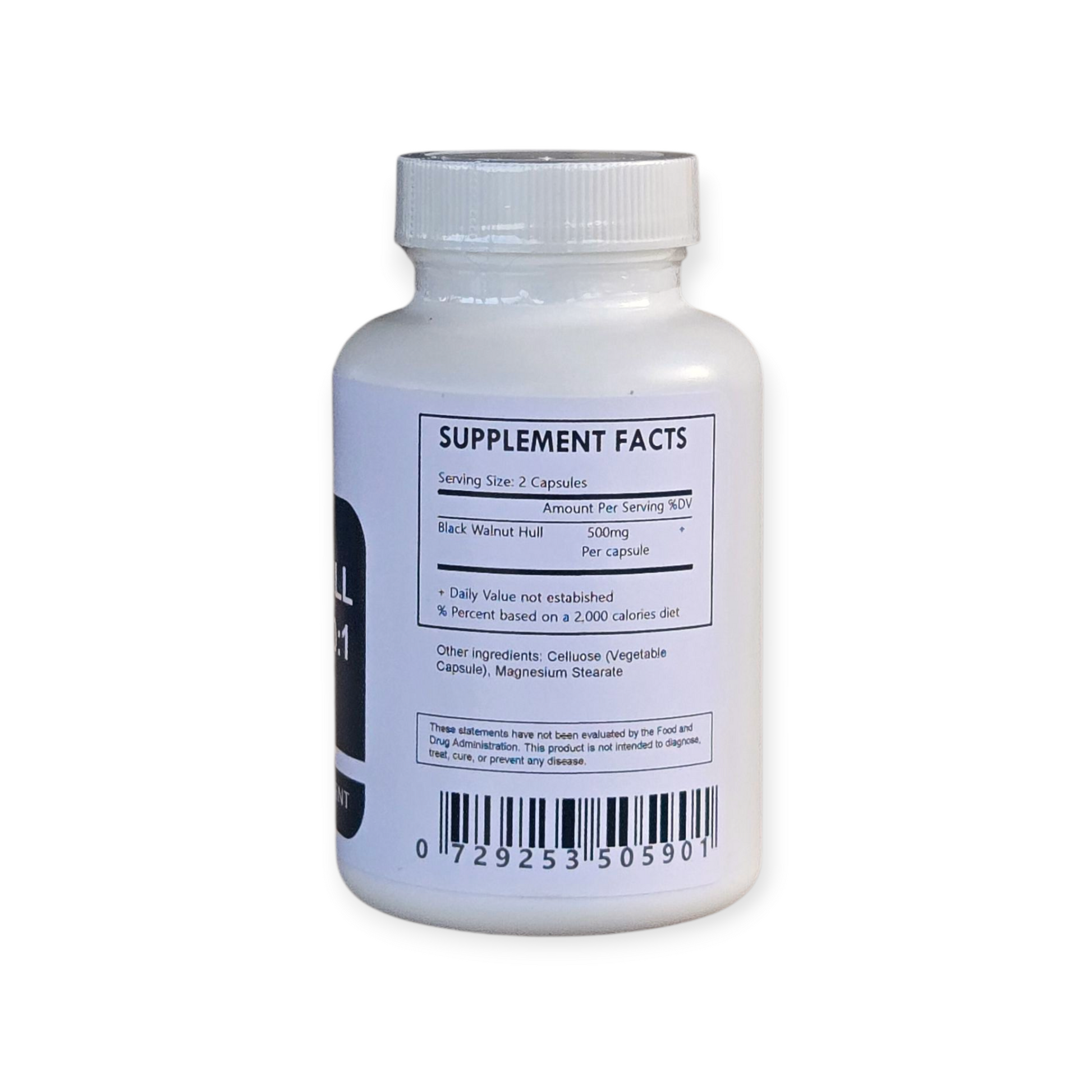 Black Walnut Hulls Extract 10:1 Capsules - Herbal Island