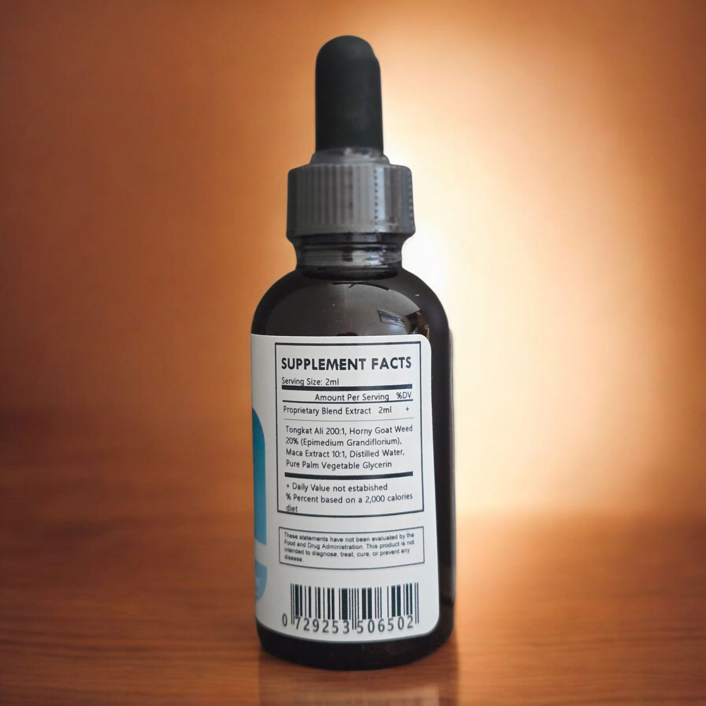 Tongkat Ali Liquid Plus Formula - Tongkat Ali 200:1 - Maca 10:1 - Horny Goat Weed 20% - Herbal Island