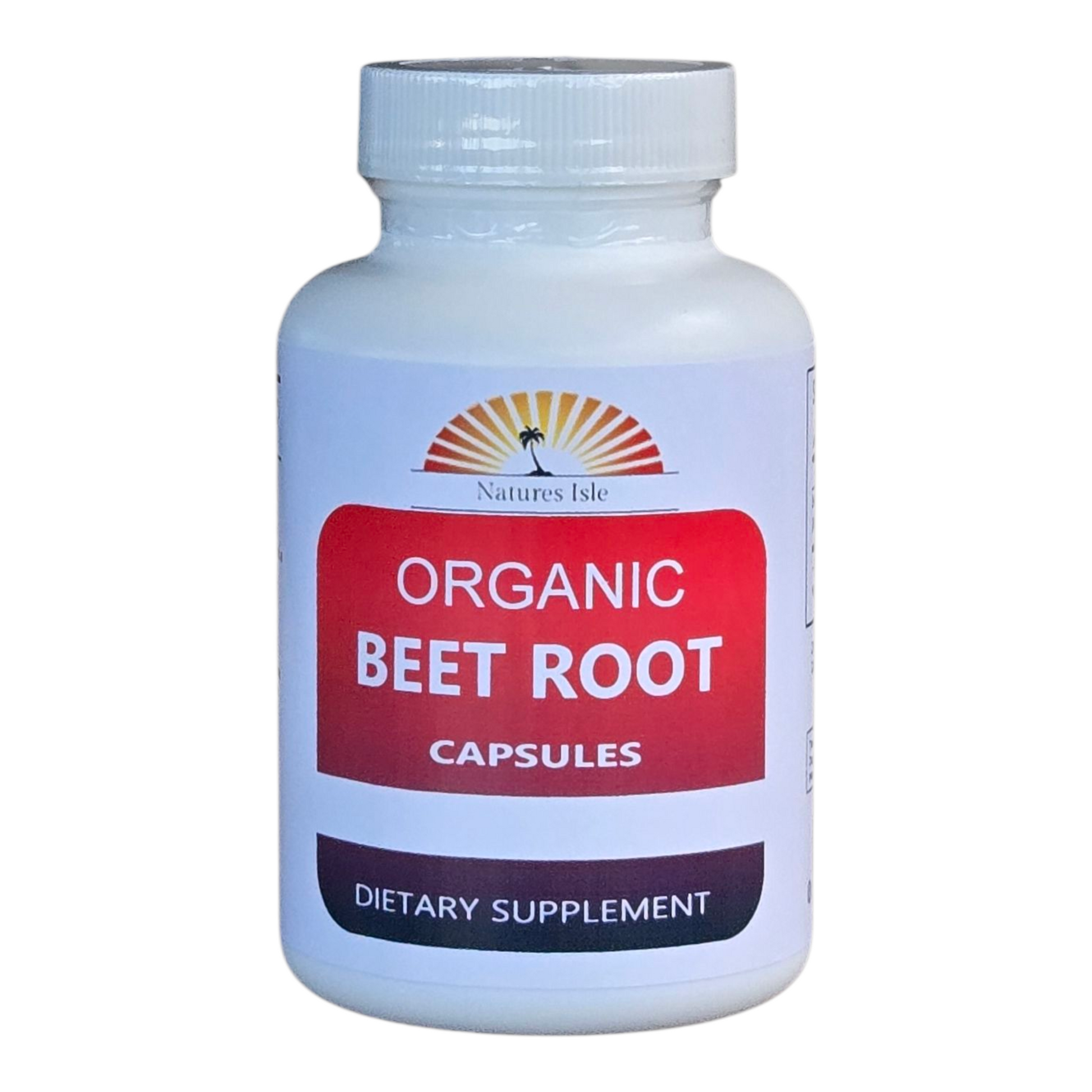 Beet Root Capsules - Organic - 500mg - Herbal Island