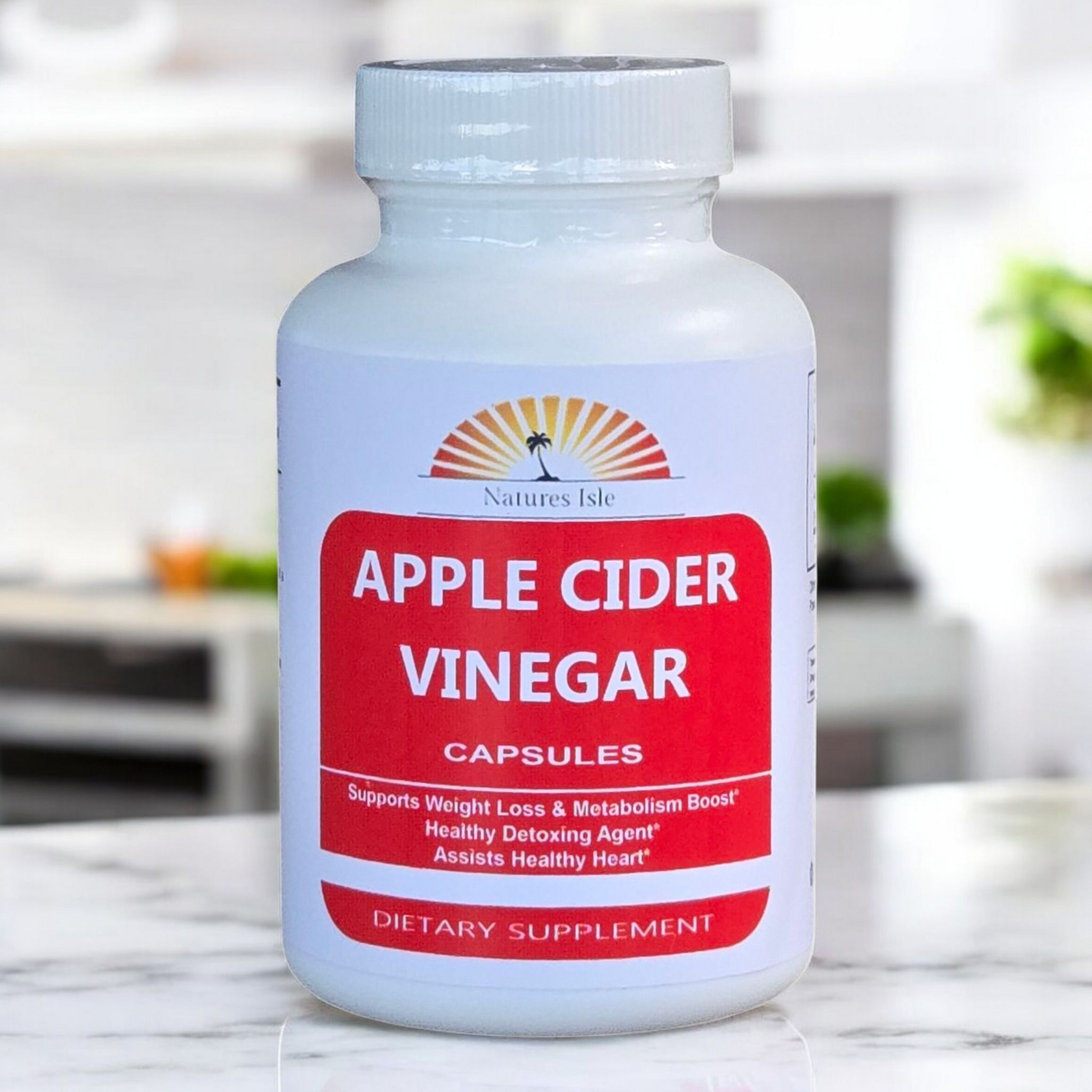 Apple Cider Vinegar - 60 Capsules - Herbal Island