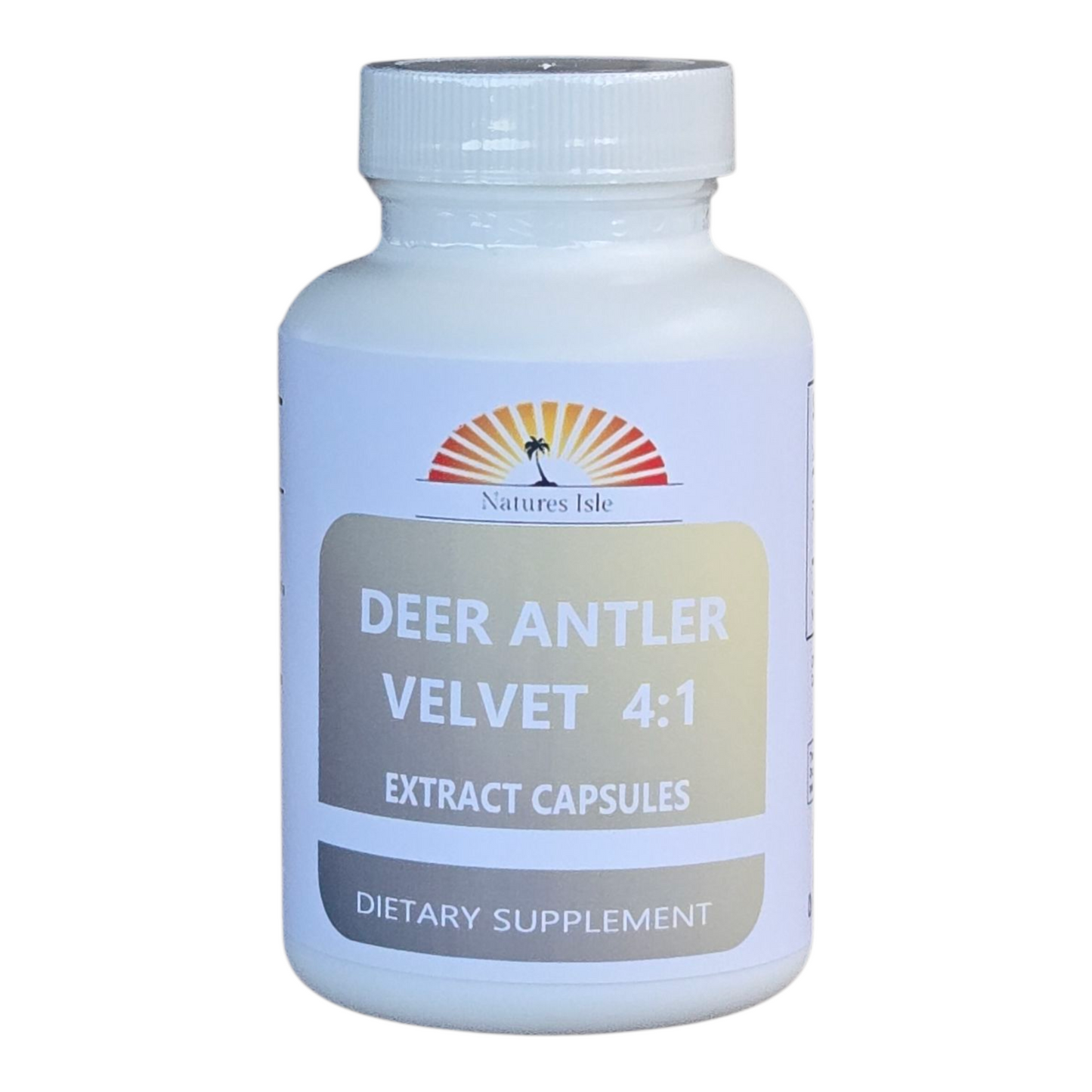 Deer Antler Velvet Extract Powder 4:1 Capsules - Herbal Island