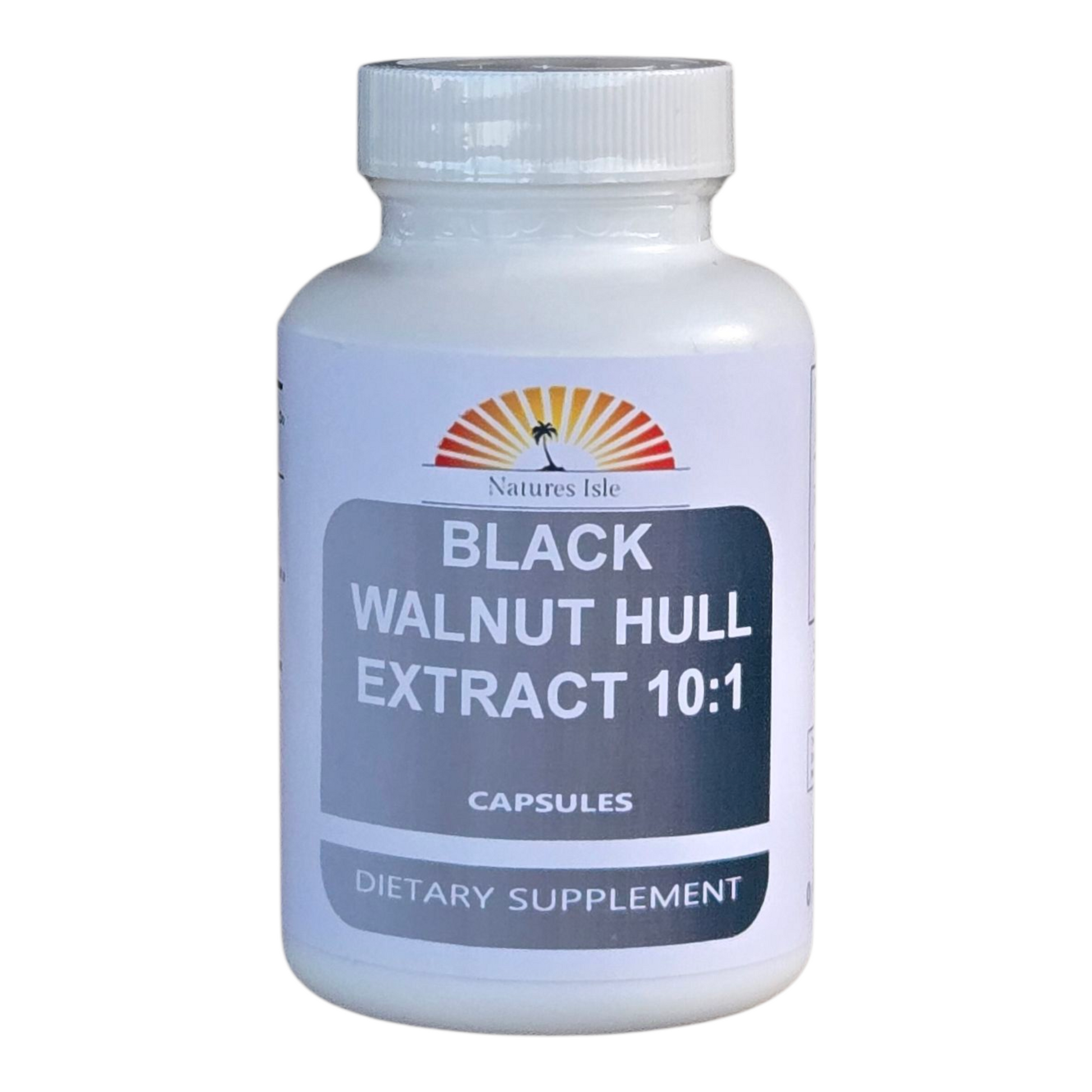 Black Walnut Hulls Extract 10:1 Capsules - Herbal Island