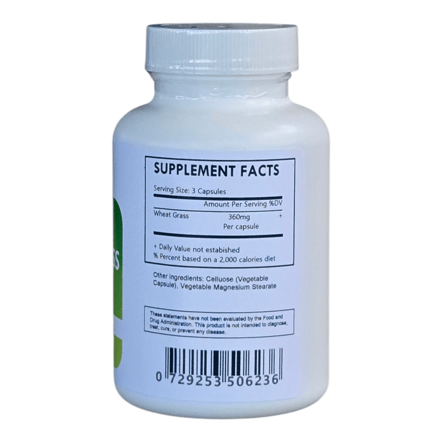 Wheatgrass Capsules - Organic - Herbal Island