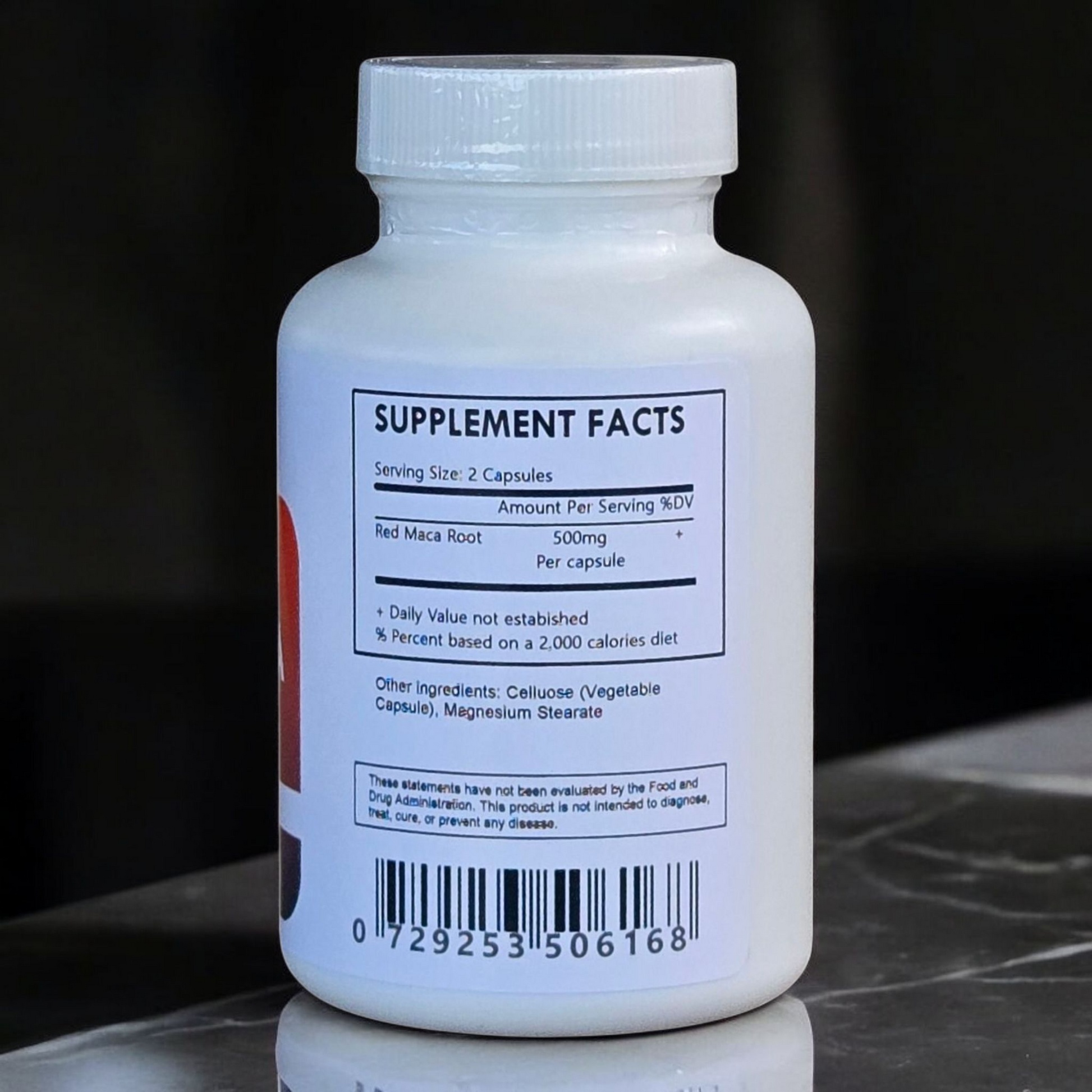 Red Maca Root  Capsules - Organic - Herbal Island