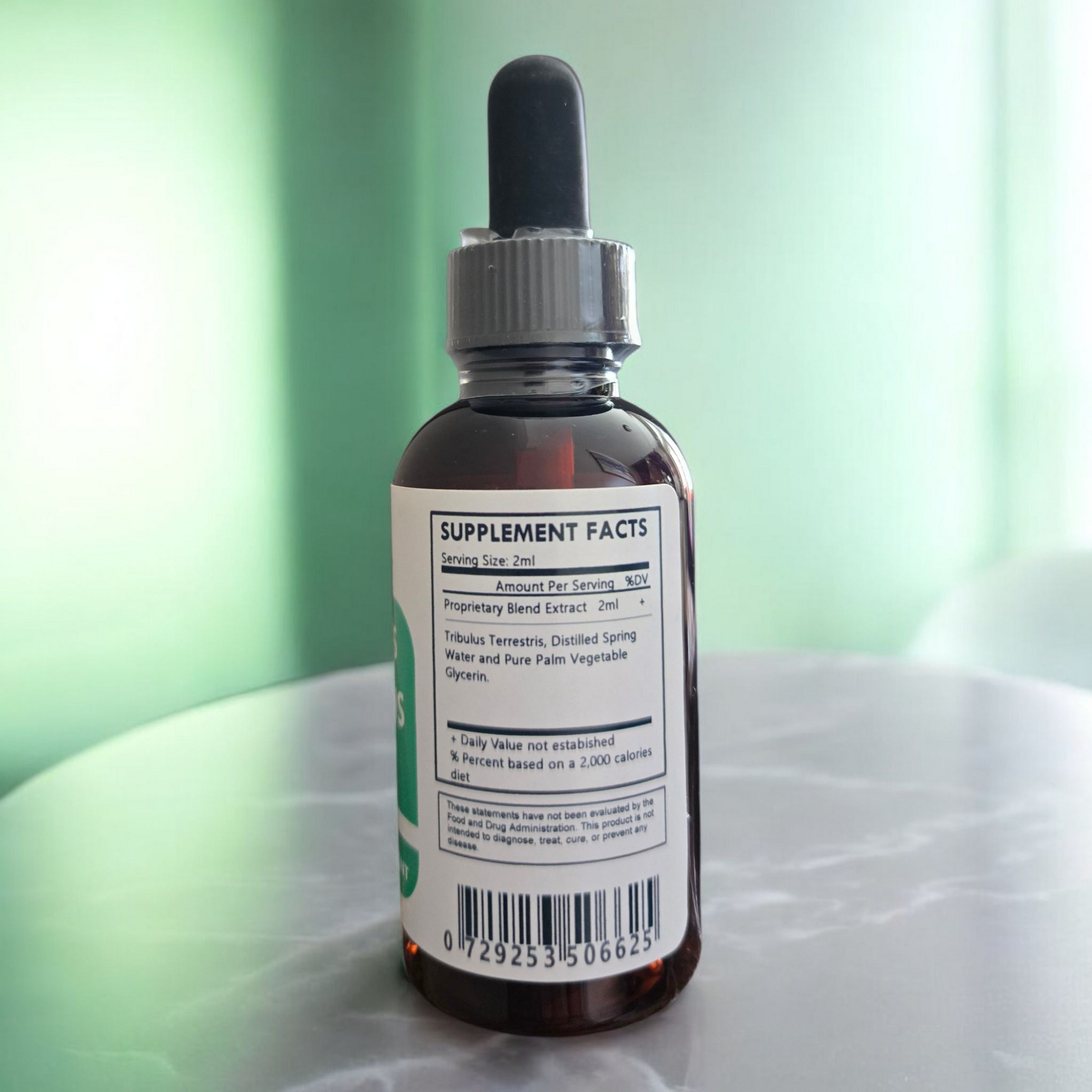 Tribulus Terrestris L Fruit Tincture - 45% Saponins (Alcohol Free) - Herbal Island