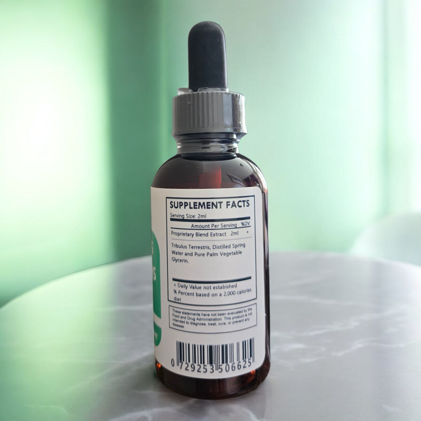 Tribulus Terrestris L Fruit Tincture - 45% Saponins (Alcohol Free) - Herbal Island