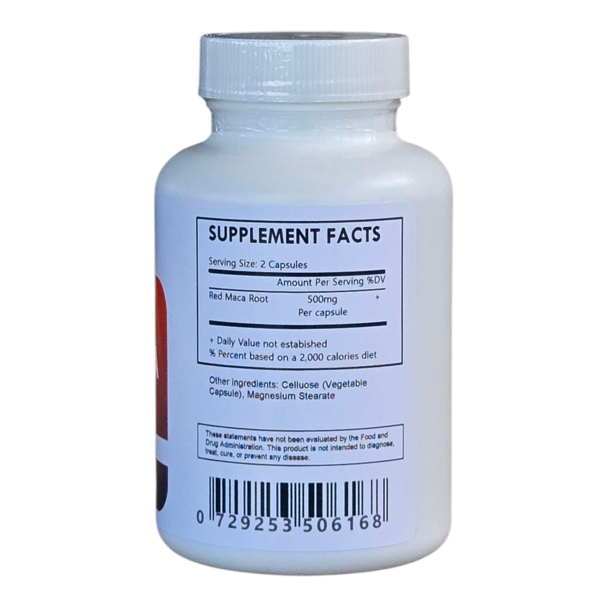 Red Maca Root  Capsules - Organic - Herbal Island