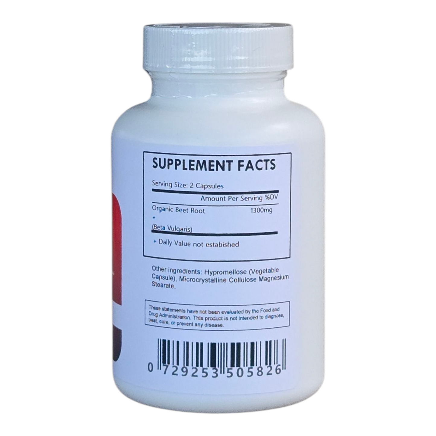 Beet Root Capsules - Organic - 1300MG - Herbal Island