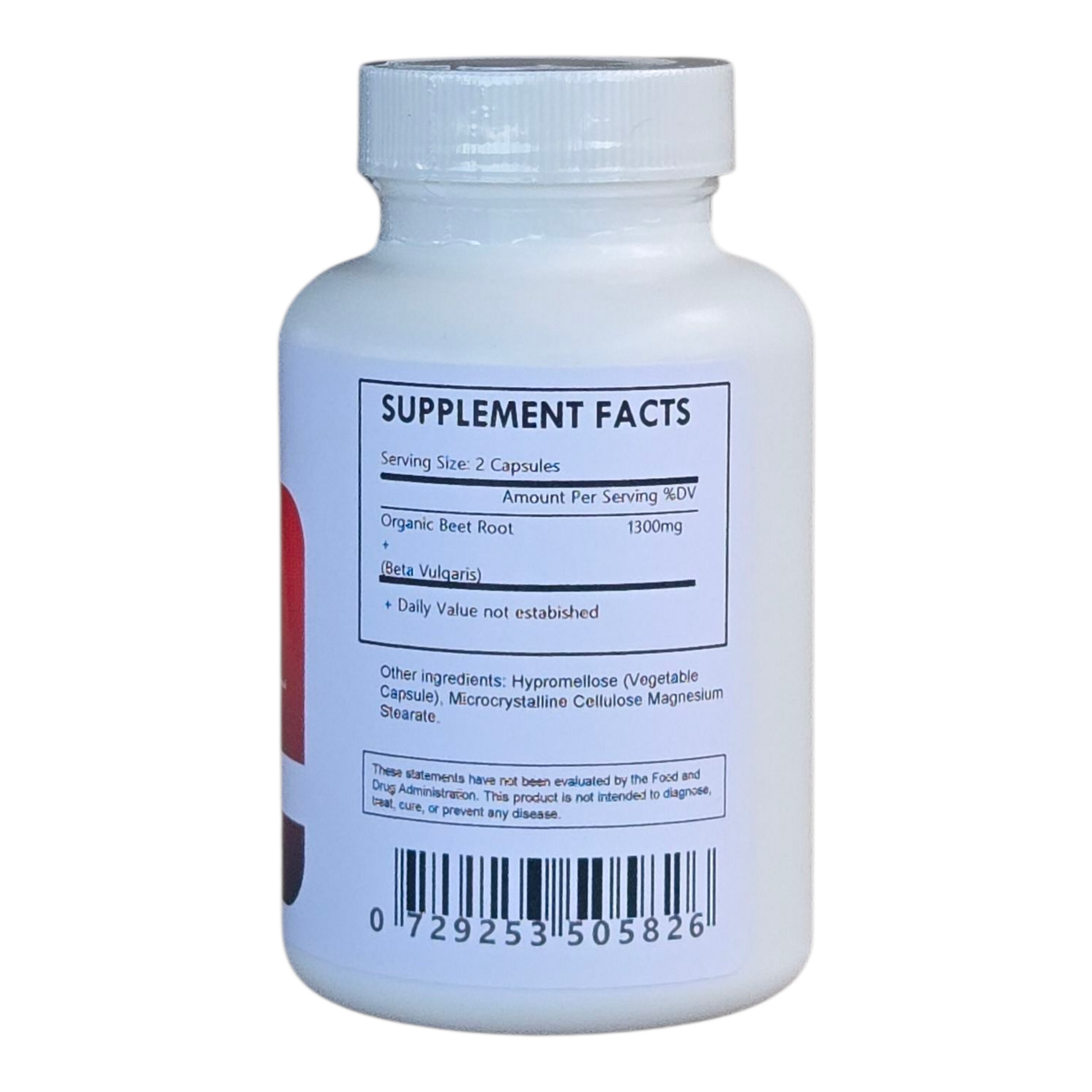 Beet Root Capsules - Organic - 1300MG - Herbal Island