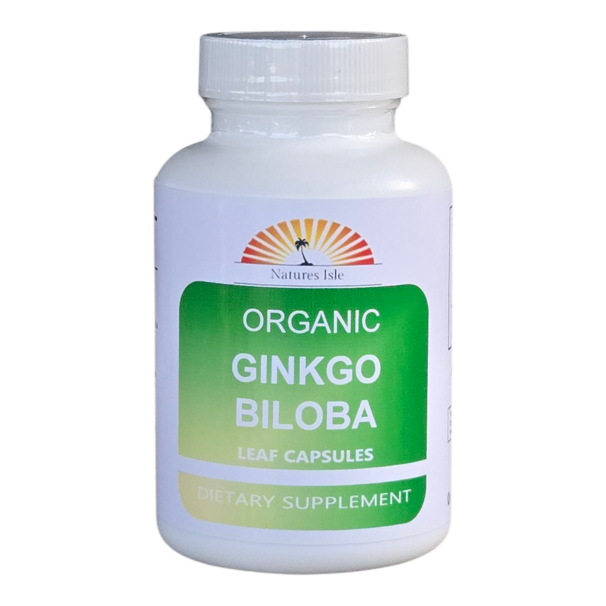 Ginkgo Biloba Leaf Capsules (500mg Each) - Herbal Island