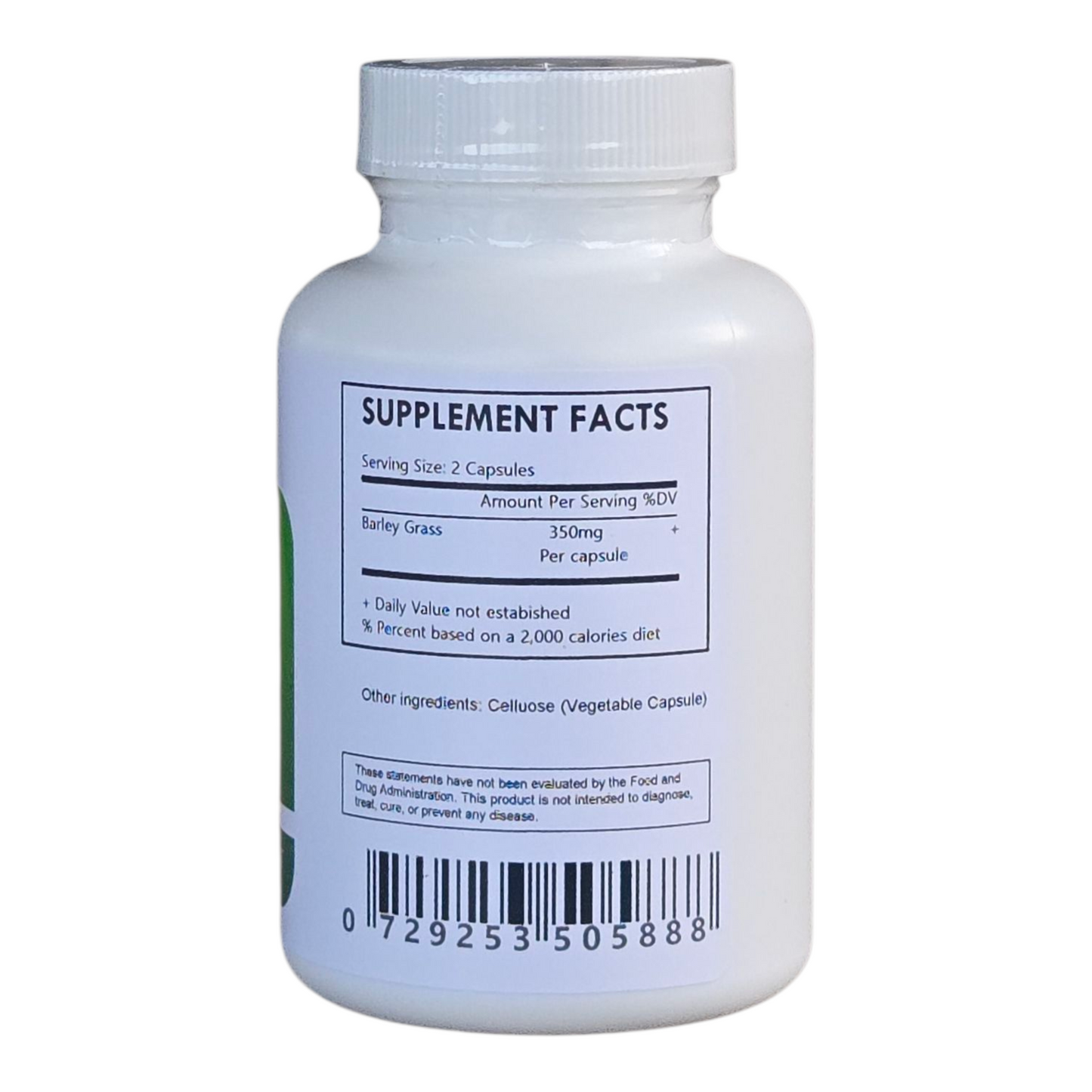 Barley Grass Powder - Organic - Capsules - Herbal Island