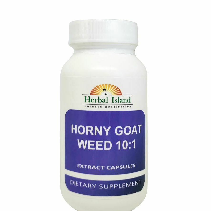 Horny Goat Weed Extract Powder 10:1 Capsules - Herbal Island