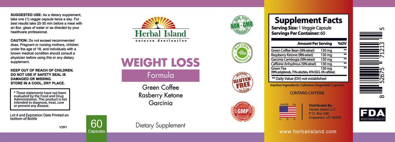 Weight Loss Formula - Herbal Island