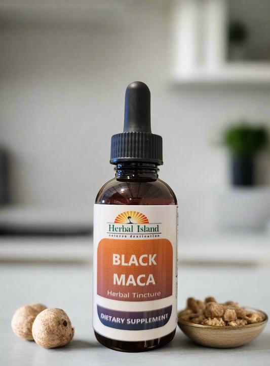 Black Maca Tincture (Alcohol Free) - Herbal Island