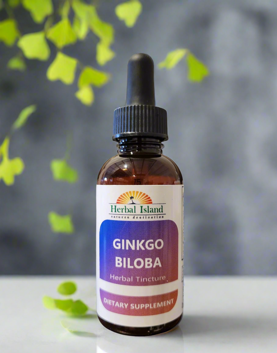 Ginkgo Biloba Extract - Alcohol Free - Herbal Island