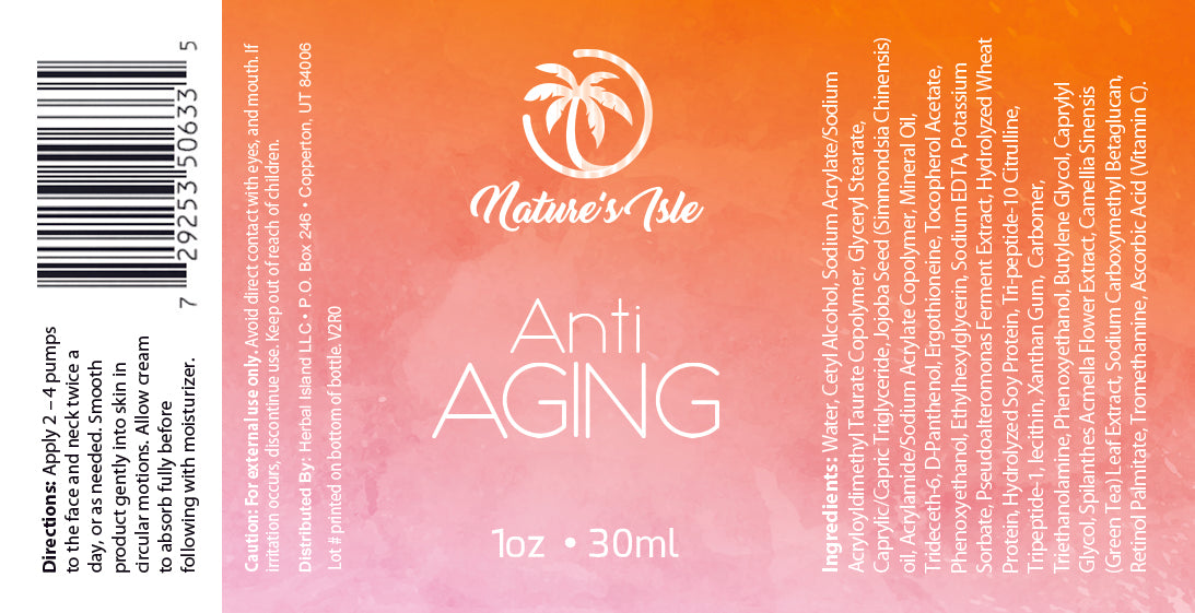 ANTI AGING CREAM - Herbal Island