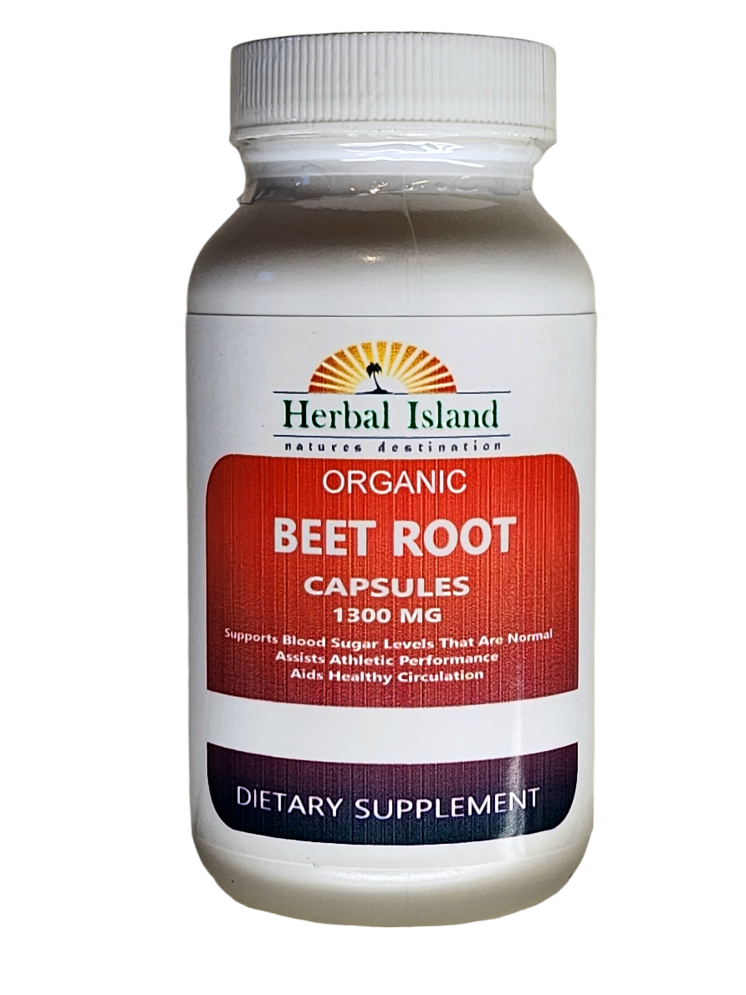 Beet Root Capsules - Organic - 1300MG - Herbal Island