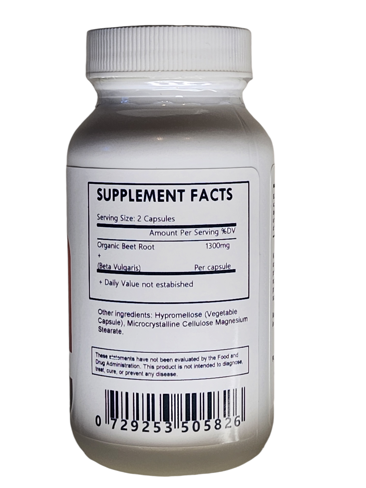 Beet Root Capsules - Organic - 1300MG - Herbal Island